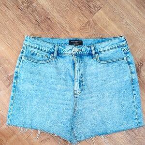 Banana Republic Light Blue Denim Cutoff Shorts